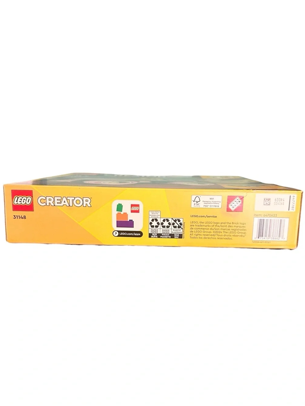 LEGO Creator 3 in 1 Retro Roller Skate Set 31148 Building Toy 2024 New Sealed